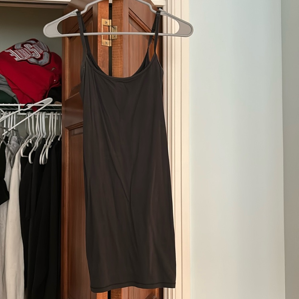 Skims mini black dress
